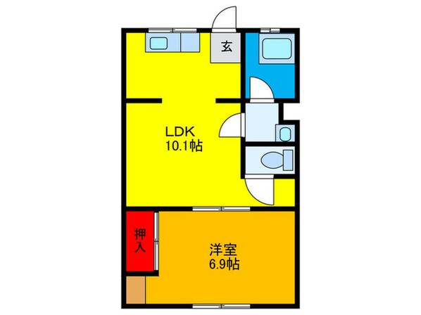 大宮正和荘の物件間取画像